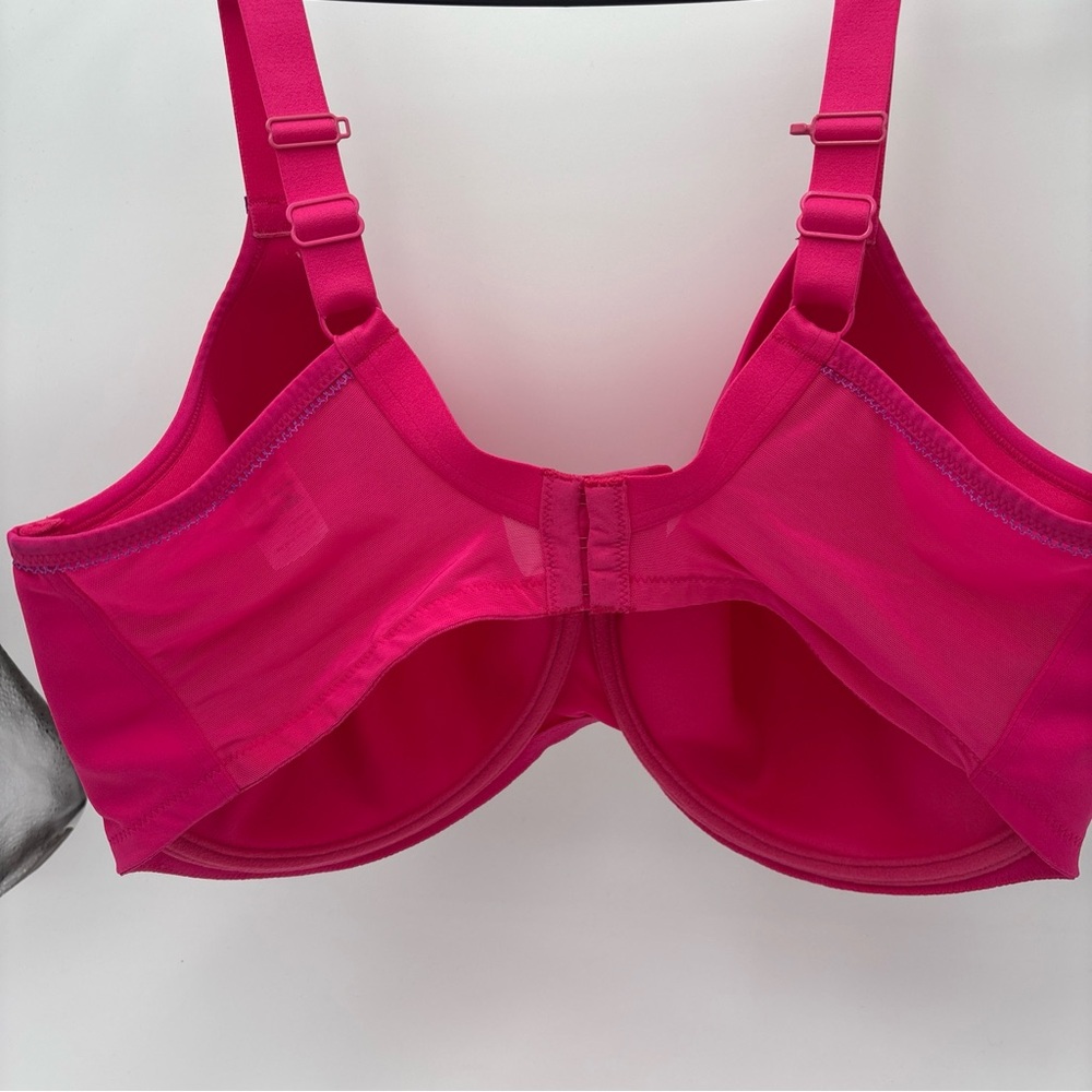 Elomi Fuchsia Bra with Purple Accents 42k - Picture 4 of 9